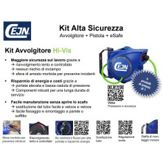 Kit avvolgitore HI-VIS 9.3X13.5 mt.14 + acc.