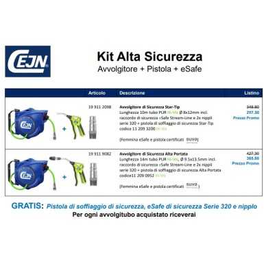 Kit avvolgitore HI-VIS 9.3X13.5 mt.14 + acc.