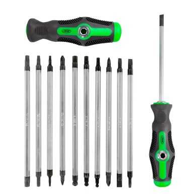 Set di cacciaviti con impugnatura intercambiabile JBM 53010