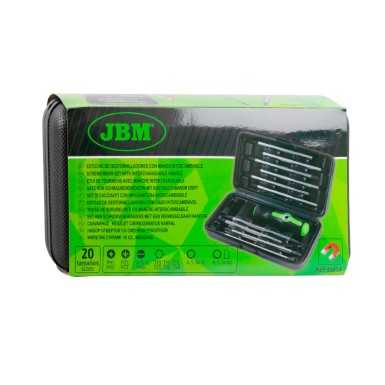 Set di cacciaviti con impugnatura intercambiabile JBM 53010