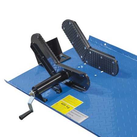 Sollevatore idraulico moto 400kg Fervi S008/M