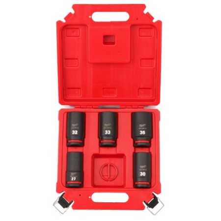 SET 5 BUSSOLE LUNGHE A MACCHINA 3/4" MILWAUKEE