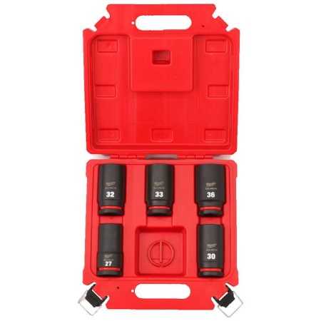 SET 5 BUSSOLE LUNGHE A MACCHINA 3/4" MILWAUKEE