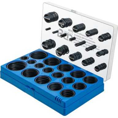 ASSORTIMENTO 419 PEZZI, O-RING, Ø 3-50 MM BGS
