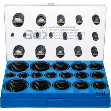 ASSORTIMENTO 419 PEZZI, O-RING, Ø 3-50 MM BGS