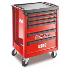 USAG U05160106 516 ST6V Carrello Vuoto, 6 cassetti