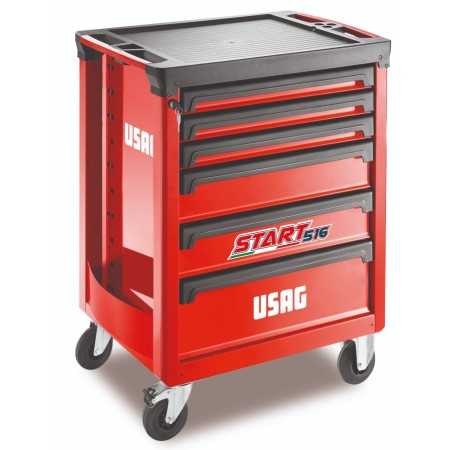 USAG U05160106 516 ST6V Carrello Vuoto, 6 cassetti