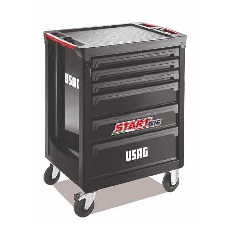 USAG U05160116 516 ST6NV Carrello Vuoto, 6 cassetti