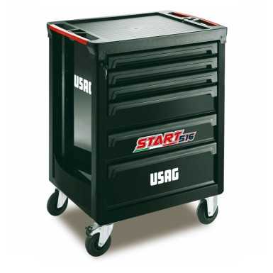 USAG U05160116 516 ST6NV Carrello Vuoto, 6 cassetti