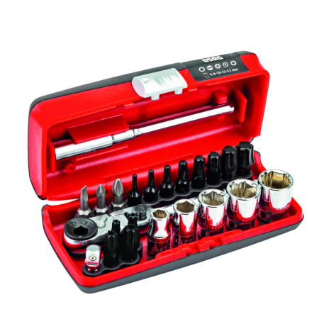 U06090004 CASSETTA BUSSOLE ESAGONALI X-GRIP ED INSERTI PER AVVITATURA X-GRIP 23 PZ 609 1/4 SKX USAG