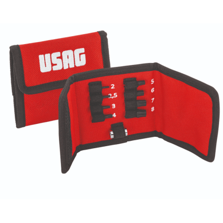 U06600100 Set di inserti con profilo esagonale speciale (9 pz) 660 X/B9 USAG