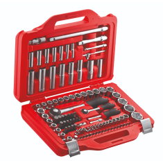 U06010011 Assortimento in cassetta modulare con bussole esagonali ed inserti per avvitatura (100 pz) 601Usag