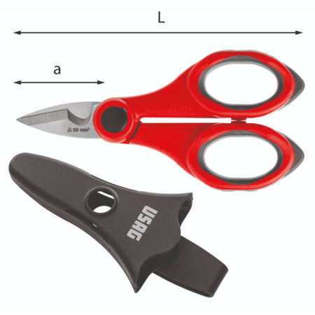 USAG U02070008 - 207 D - FORBICE PER ELETTRICISTI