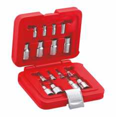 USAG U06010009 - 601 1/4-1/2 JTX16 - ASSORTIMENTO IN CASSETTA MODULARE CON BUSSOLE TORX® (16 PZ)