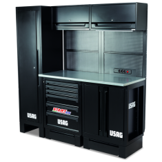 U05160291 Arredamento per officina postazione base - pianale in acciaio Usag