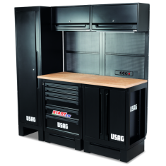 U05160292 Arredamento per officina postazione base - pianale in legno Usag