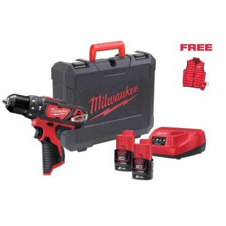 Trapano avvitatore con percussione 12V M12 BPDMC-202C Milwaukee