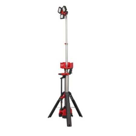 Torre faro led multidirezionale con treppiede M18™ 6.000 Lumen e caricabatterie batteria/corrente M18