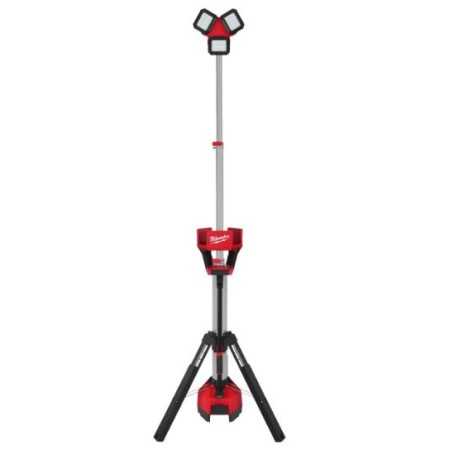 Torre faro led multidirezionale con treppiede M18™ 6.000 Lumen e caricabatterie batteria/corrente M18