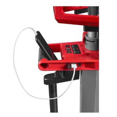 Torre faro led multidirezionale con treppiede M18™ 6.000 Lumen e caricabatterie batteria/corrente M18