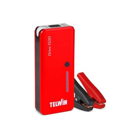 Telwin Avviatore Booster Portatile Drive 13000 12V per Auto Moto Barche, 1500A