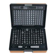 Serie di 98 inserti da 1/4" con 2 portainserti in astuccio Beta 861/C100 2
