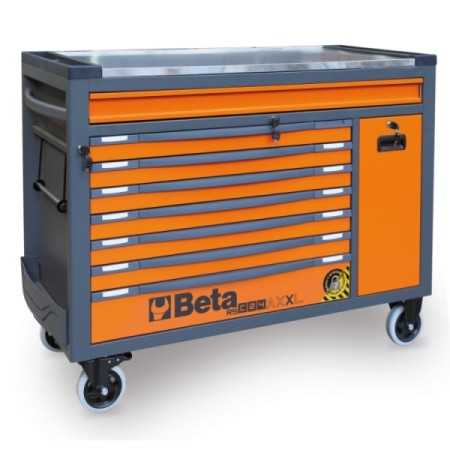 Cassettiera mobile 8 cassetti con sistema antiribaltamento, modello lungo RSC24AXXL Beta