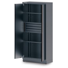 Armadio in lamiera a 2 ante con 3 cassetti e staffa per arredo officina C45PRO 2.0 AS2/3C