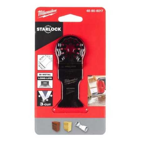 Lama taglio dal pieno bi-metal att. sl 65mm legno veloce STARLOCK 48906017 Milwaukee