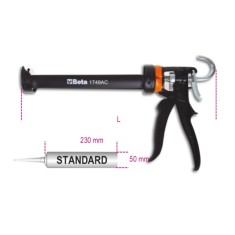 PISTOLA PER ANCORANTI CHIMICI E SILICONE BETA ART. 1749AC