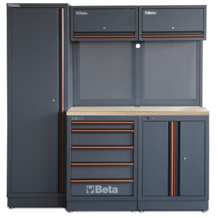 Combinazione arredo officina C45PRO 2.0 BW