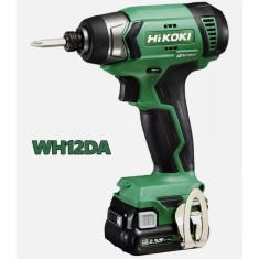 Trapano percussione + Avvitatore impulsi + 2 batterie 12V 2,5AH HIKOKI 2