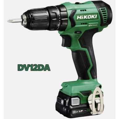 Trapano percussione + Avvitatore impulsi + 2 batterie 12V 2,5AH HIKOKI