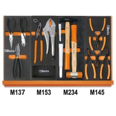 Assortimento di 90 utensili per impiego universale in vassoio morbido in EVA 5904VU/1M Beta 2