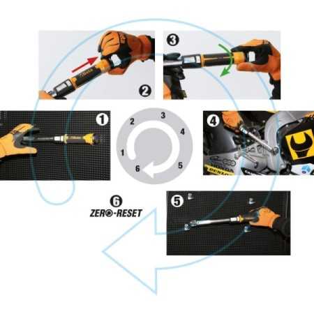 Chiave dinamometrica a scatto ZERO-RESET Beta 667