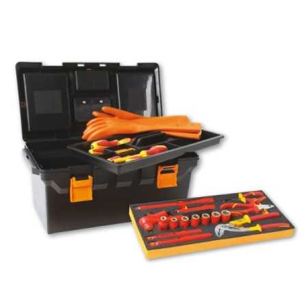 Assortimento di 32 utensili isolati per auto ibride, in cestello plasico 2115PL-MQ32 Beta