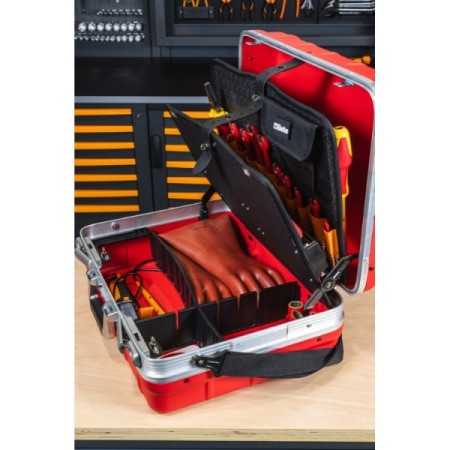 Valigia con assortimento di 43 utensili per veicoli ibridi ed elettrici 2029EM Beta