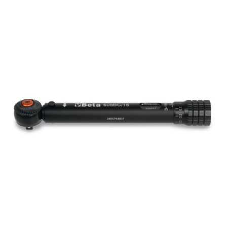 Chiave dinamometrica compatta in alluminio, con meccanismo a scatto, fino a 15Nm 605BC/15 Beta