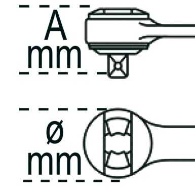 Chiave dinamometrica compatta in alluminio, con meccanismo a scatto, fino a 15Nm 605BC/15 Beta
