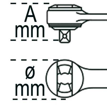 Chiave dinamometrica compatta in alluminio, con meccanismo a scatto, fino a 15Nm 605BC/15 Beta