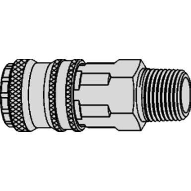 Attacco femmina CEJN serie 315 eSafe fil. maschio 1/2