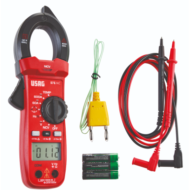 Pinza amperometrica con multimetro digitale TRUE RMS 076 MC Usag