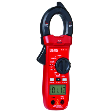 Pinza amperometrica con multimetro digitale TRUE RMS 076 MC Usag