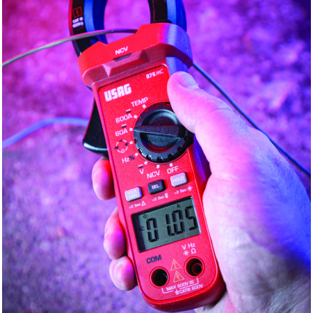 Pinza amperometrica con multimetro digitale TRUE RMS 076 MC Usag