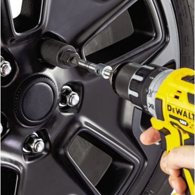 Kit universale per la rimozione di dadi e viti antifurto (10 pz) 272 DS Usag