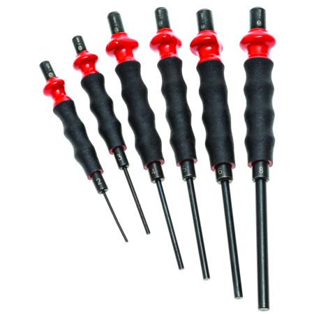 Serie di 6 cacciaspine con impugnatura 367 A/SE6 Usag