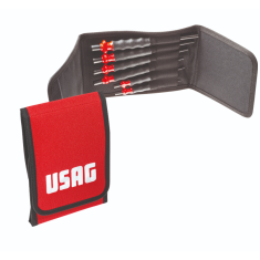 Serie di 6 cacciaspine con impugnatura 367 A/SE6 Usag