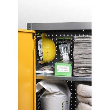 Armadio per infiammabili ad ante a battente con vasca stagna esterna 391A 01Fami