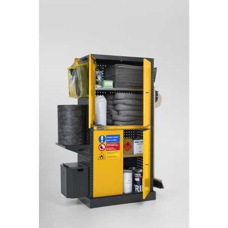 Armadio per infiammabili ad ante a battente con vasca stagna esterna 391A 01Fami
