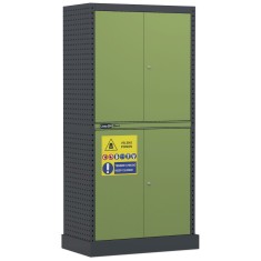 Armadio per fitosanitari, pesticidi e prodotti chimici con vasca stagna esterna 391A02 Fami
